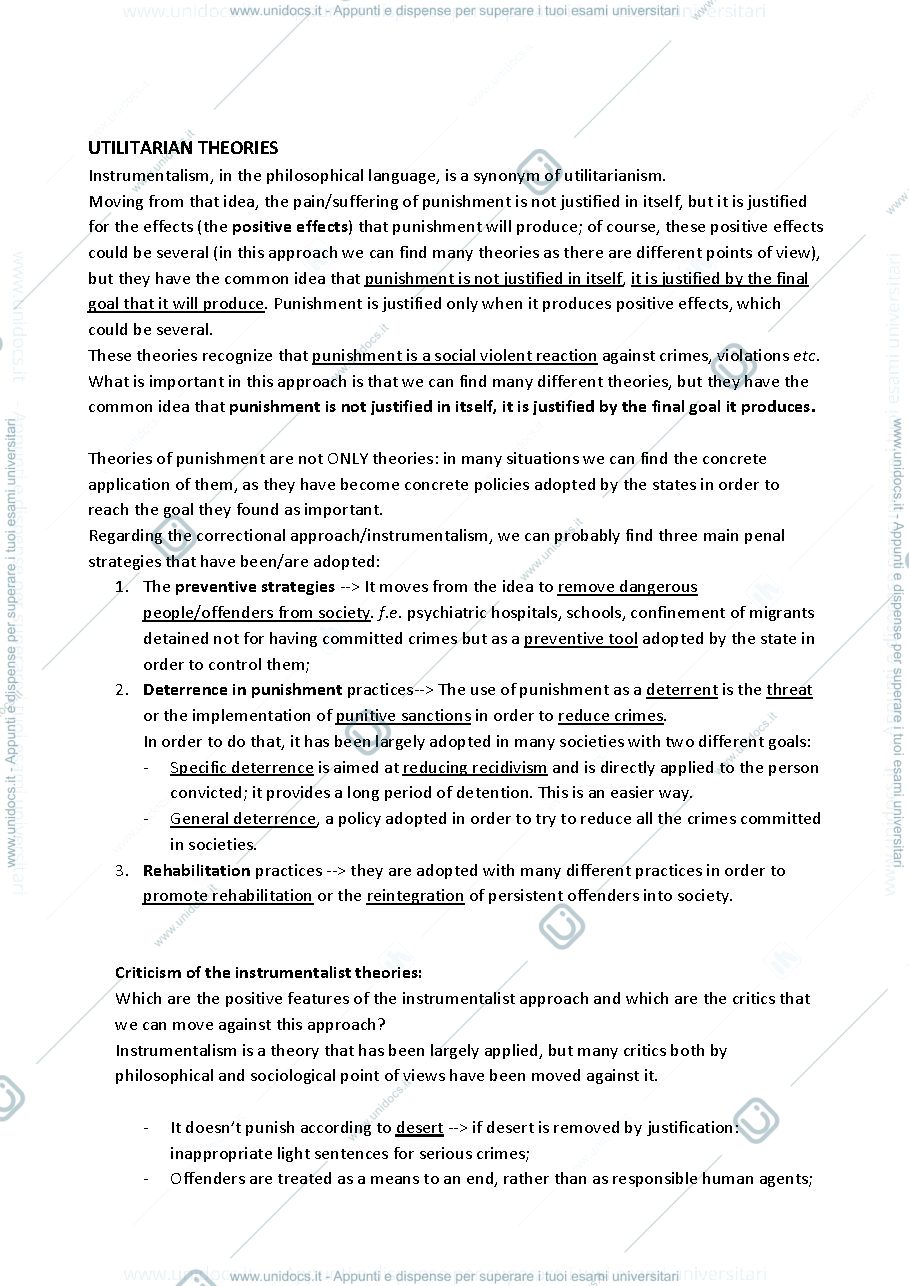 Anteprima pagina 2 — Theories of Punishment
