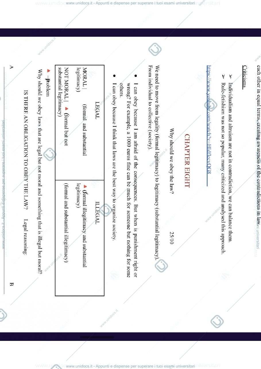 Anteprima pagina 1 — 1 pre exam philosophy of law