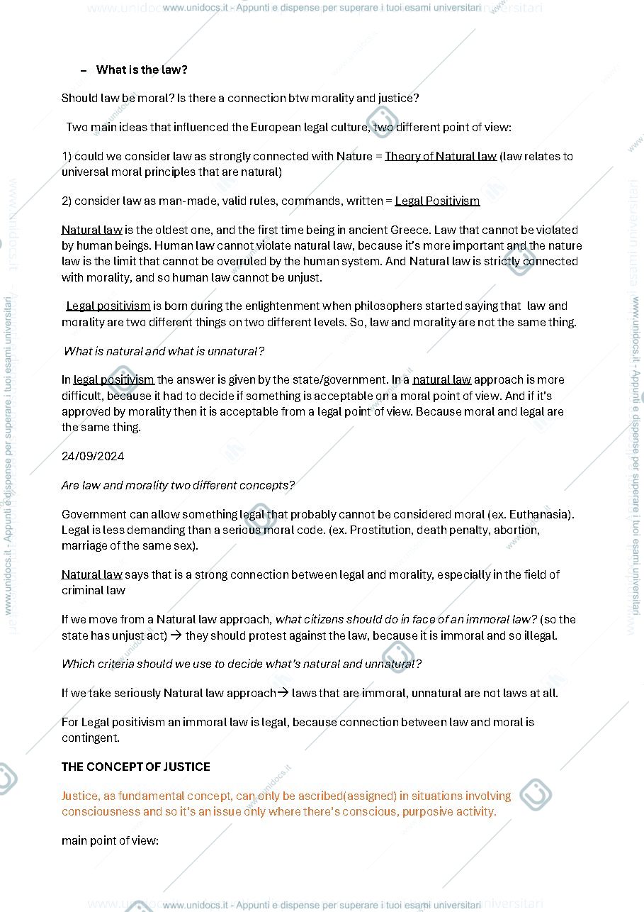 Anteprima pagina 2 — appunti pre-exam philosophy of law