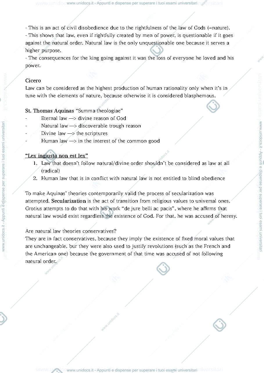 Anteprima pagina 2 — 1st pre-exam philosophy of law (appunti)