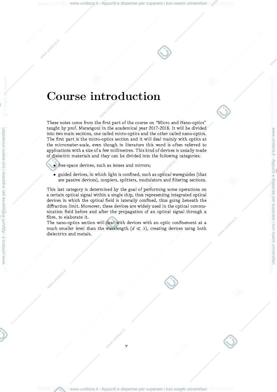 Anteprima pagina 5 — notes on micro-optics
