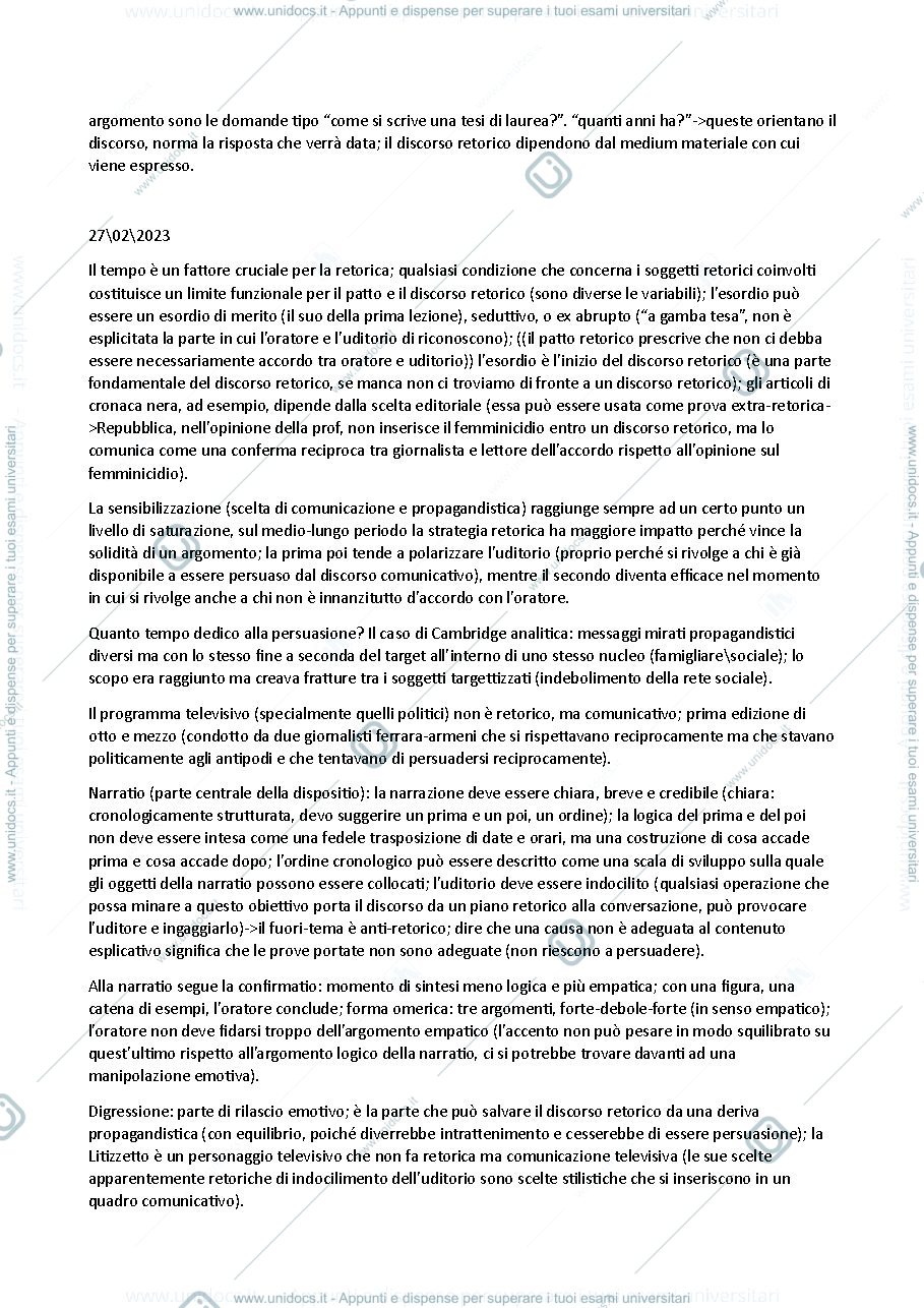 Anteprima pagina 2 — Retorica