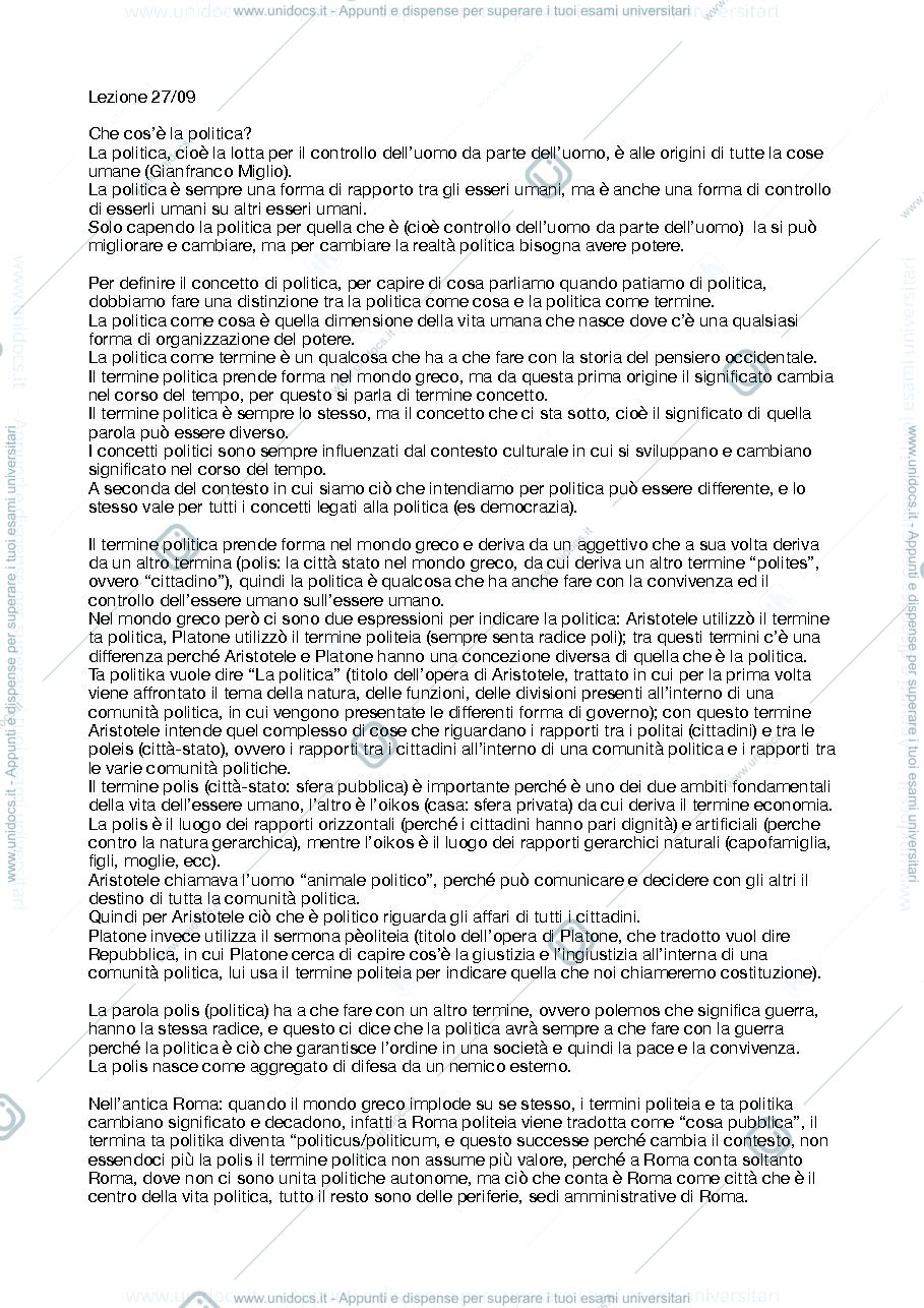 Anteprima pagina 1 — politica e comunicazione