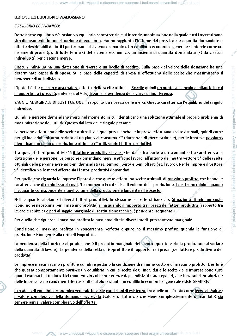 Anteprima pagina 1 — Politica economica