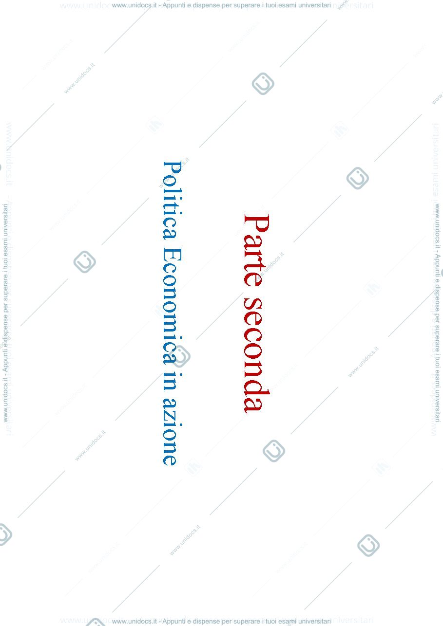 Anteprima pagina 2 — Politica economica slides seconda parte