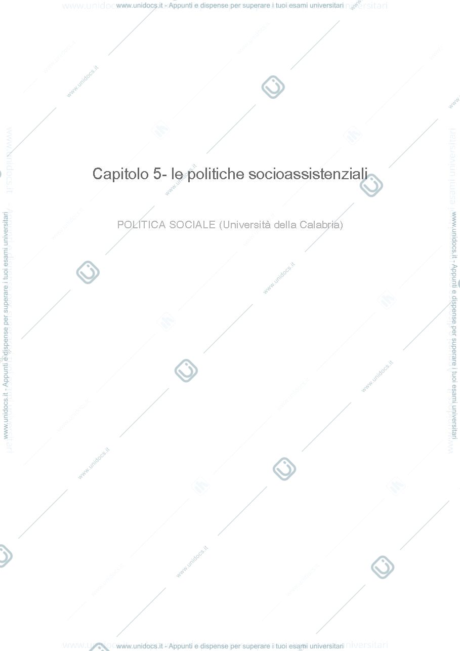 Anteprima pagina 1 — politiche sociali