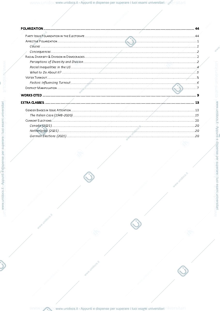 Anteprima pagina 3 — Summary Political Science 1 Module