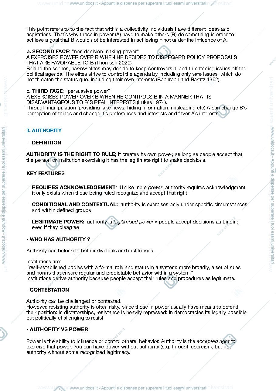 Anteprima pagina 4 — Appunti first semester political science