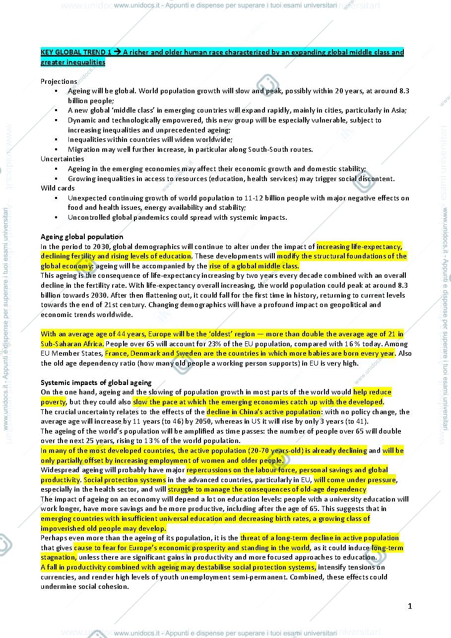 Anteprima pagina 1 — EU Politics and Policies - Riassunti readings completi 