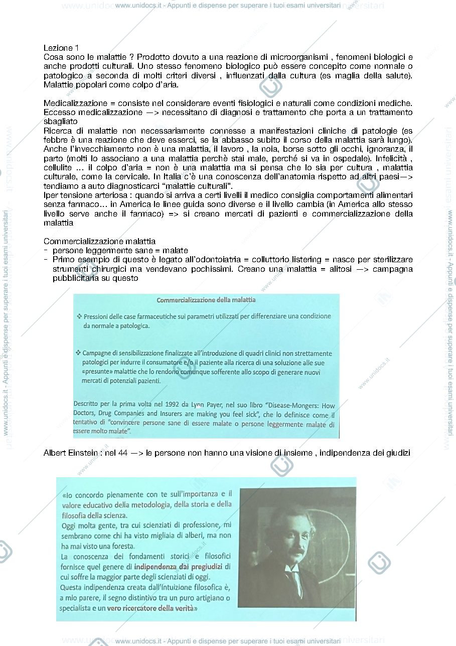 Anteprima pagina 1 — Storia della medicina