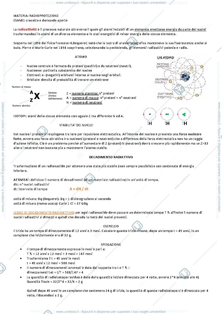Anteprima pagina 1 — radioprotezione