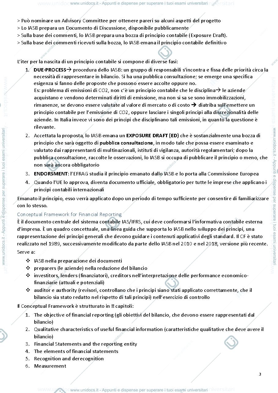 Anteprima pagina 3 — Principi contabili internazionali 