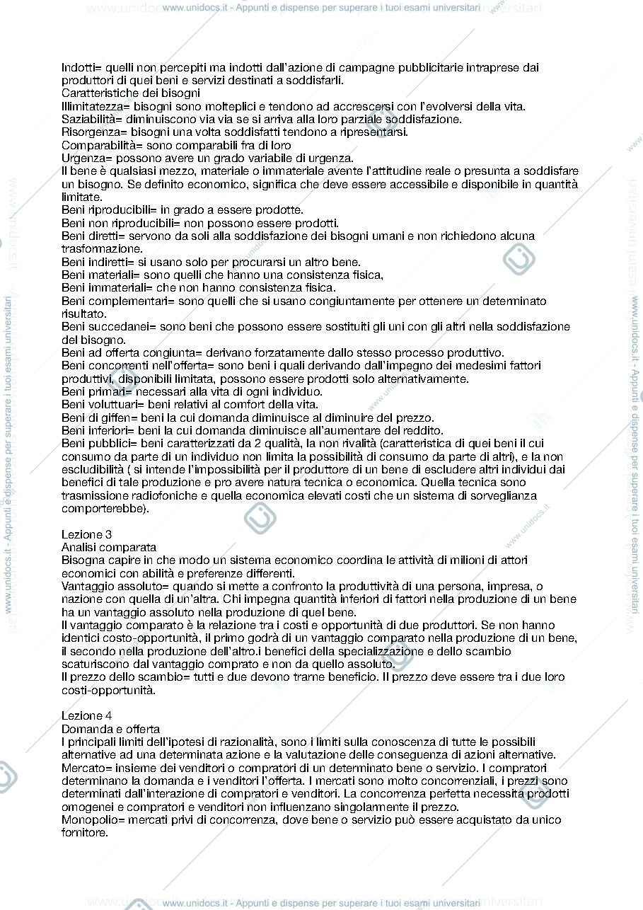 Anteprima pagina 2 — Appunti principi di economia agraria 