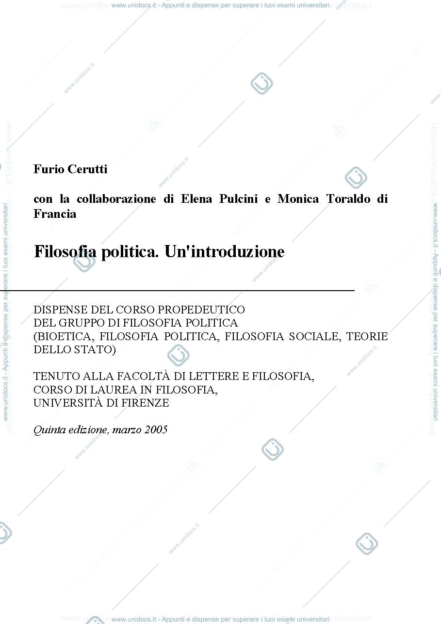 Anteprima pagina 1 — Fondamenti del progetto 