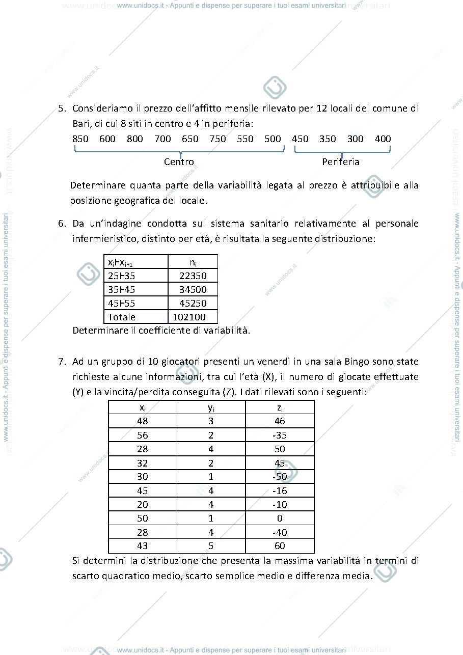 Anteprima pagina 2 — Statistica