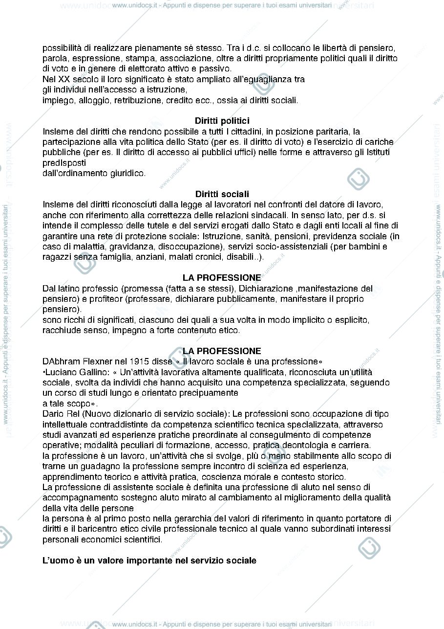 Anteprima pagina 2 — Principi e fondamenti del  servizio sociale