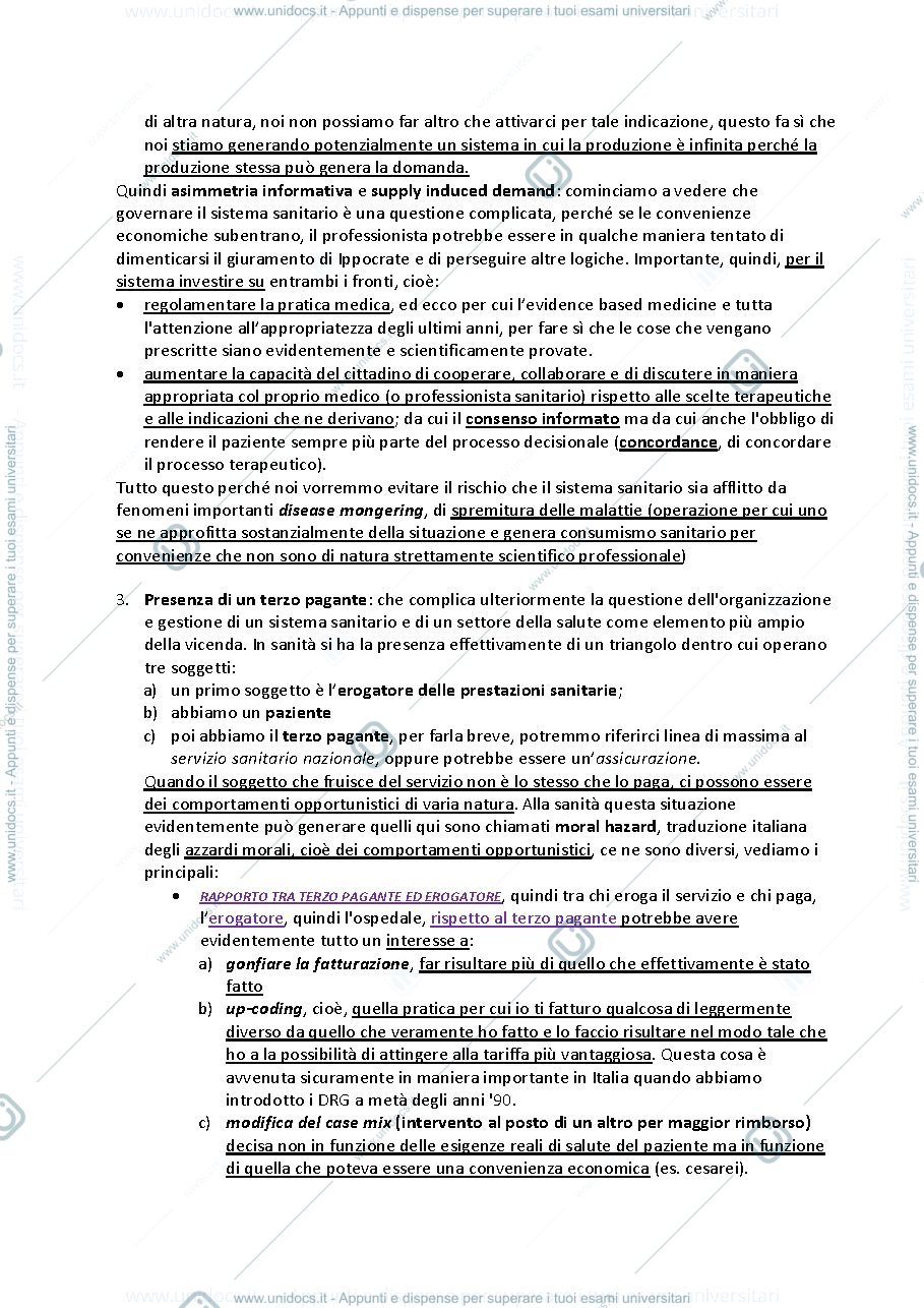 Anteprima pagina 2 — Appunti Economia - Lega - primo anno scienze delle professioni sanitarie