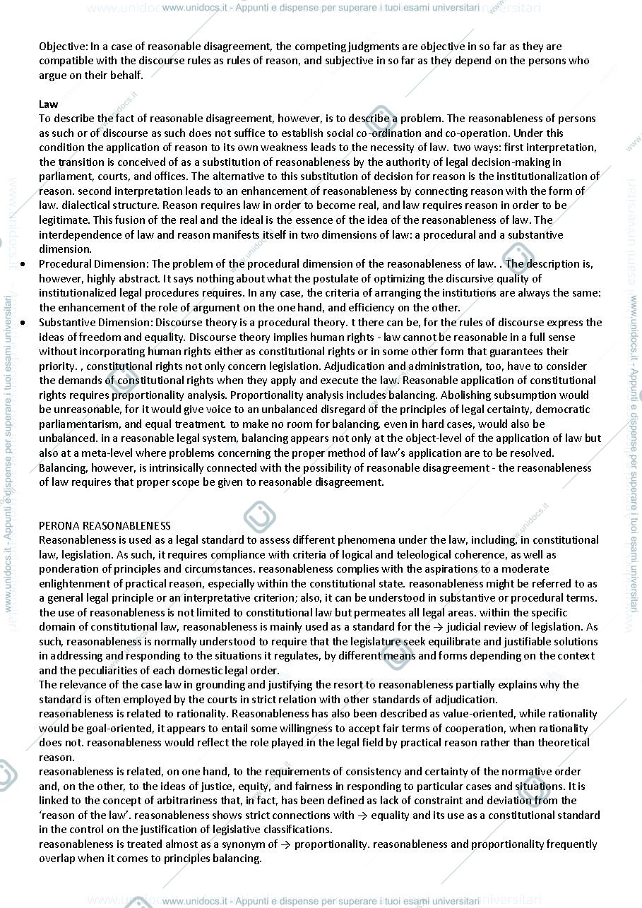 Anteprima pagina 3 — Appunti Principles of Constitutional law Module II