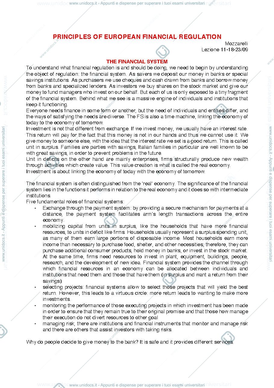 Anteprima pagina 1 — Appunti principles