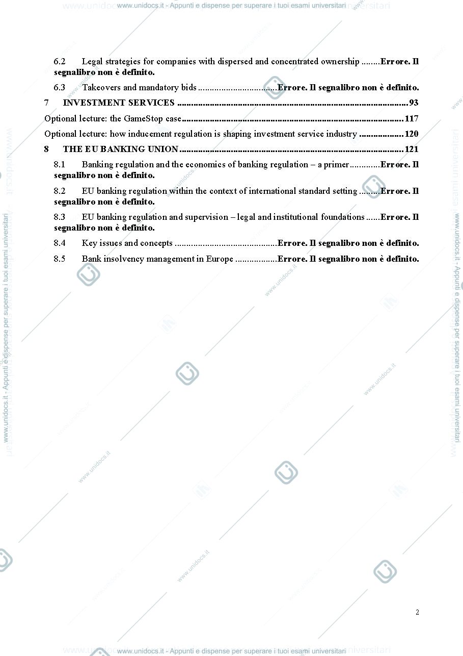 Anteprima pagina 2 — Dispensa Principles of financial regulation