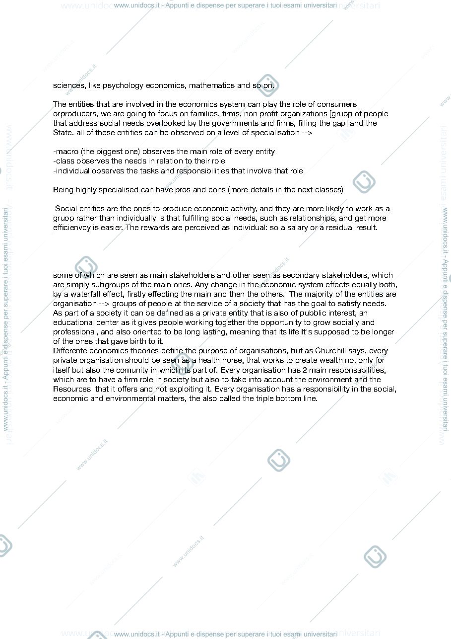 Anteprima pagina 2 — Principle of management notes first module