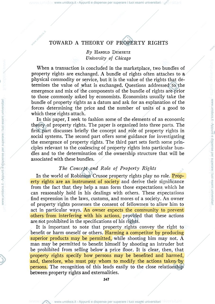 Anteprima pagina 2 — Towards a Theory of Property Rights