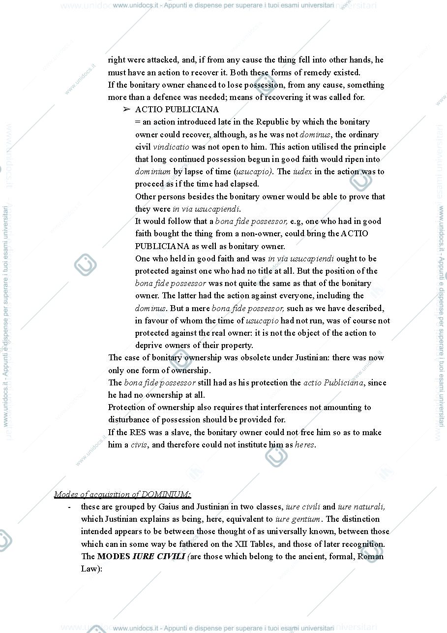 Anteprima pagina 3 — Roman law book summary 2019