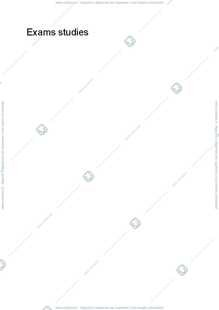 Anteprima pagina 1 — Notes and experimental studies - exam optimized