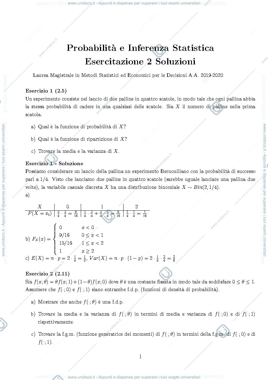 Anteprima pagina 1 — esercitazione 2-3