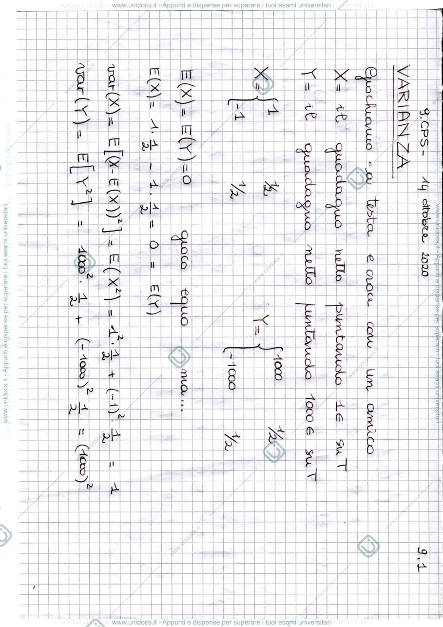Anteprima pagina 1 — Lezione 9 - 14 ottobre 2020 lezioni prof: Ladelli