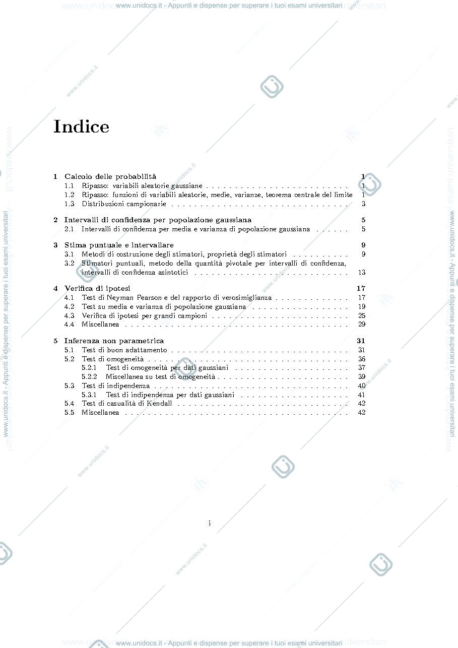 Anteprima pagina 3 — eserciziario statistica