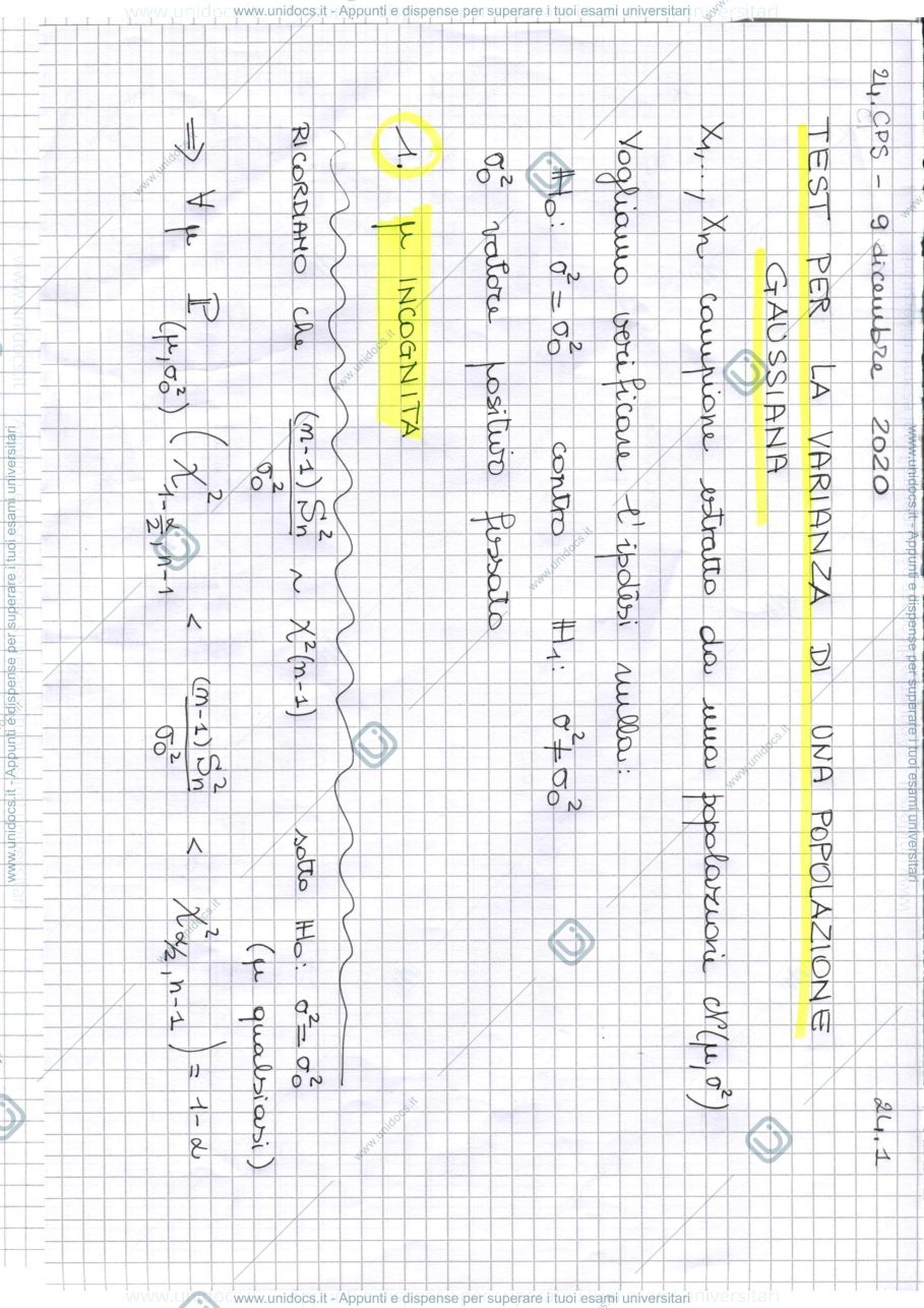 Anteprima pagina 1 — Lezione 24 - 10 dicembre 2020 lezioni prof : Ladelli