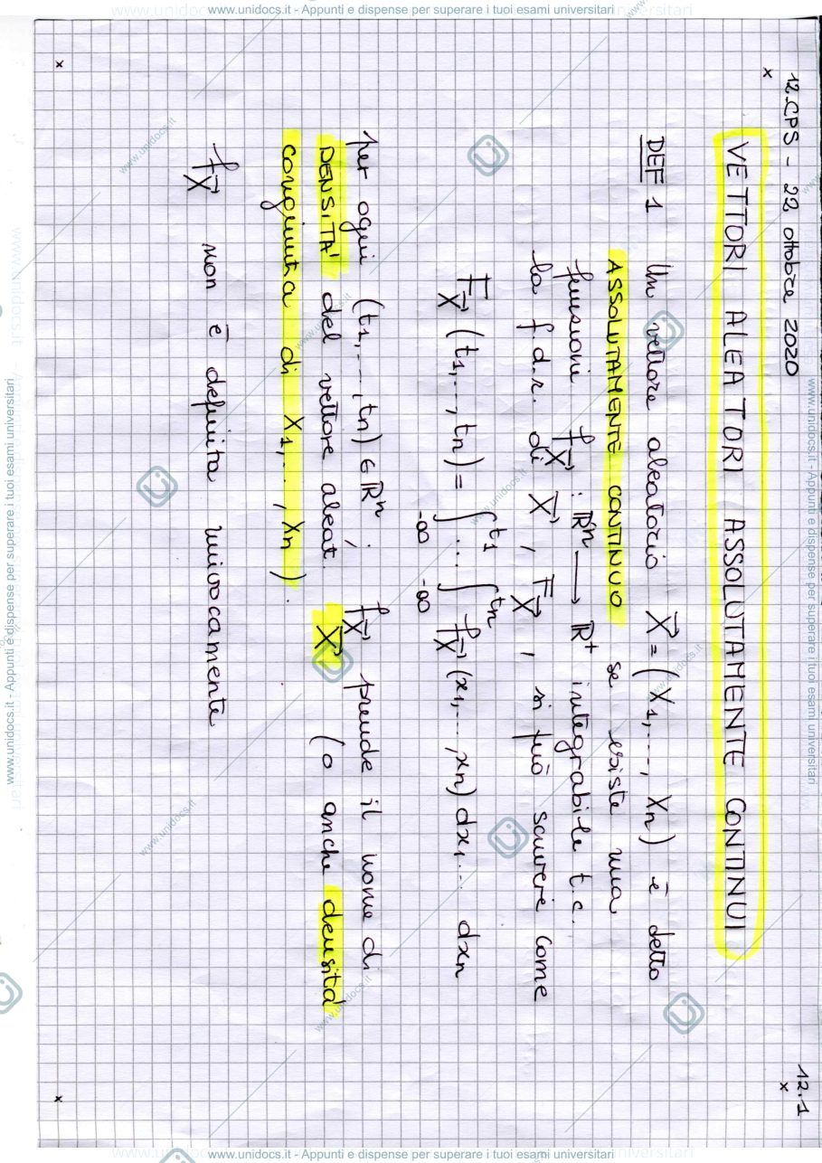 Anteprima pagina 1 — Lezione 12 - 22 ottobre 2020 lezioni prof: Ladelli