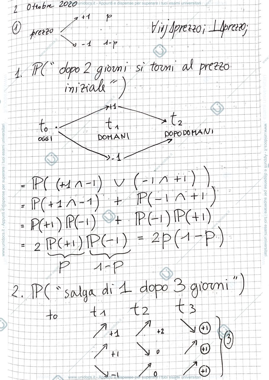 Anteprima pagina 1 — esercitazioni prof : Di Iorio, Ladelli