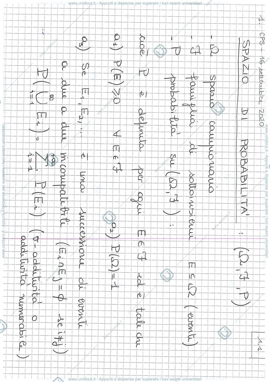 Anteprima pagina 1 — Lezione 1 - 16 settembre 2020 lezioni prof: Ladelli