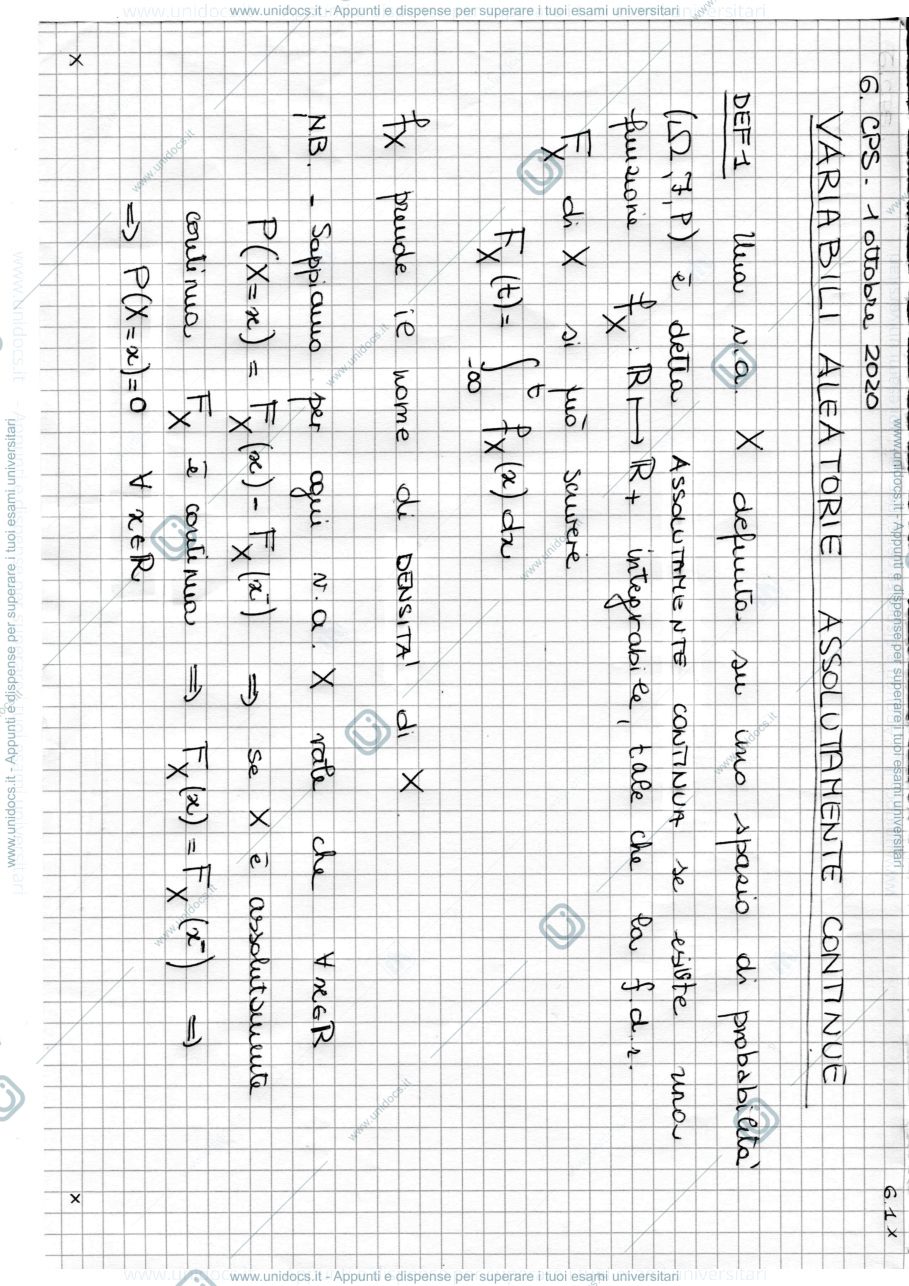 Anteprima pagina 1 — Lezione 6 - 1 ottobre 2020 lezioni prof: Ladelli