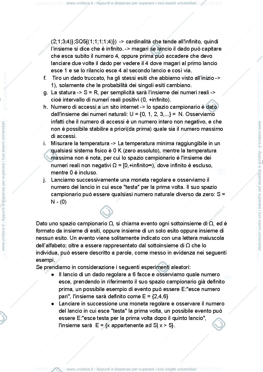 Anteprima pagina 4 — Teoria della probabilità