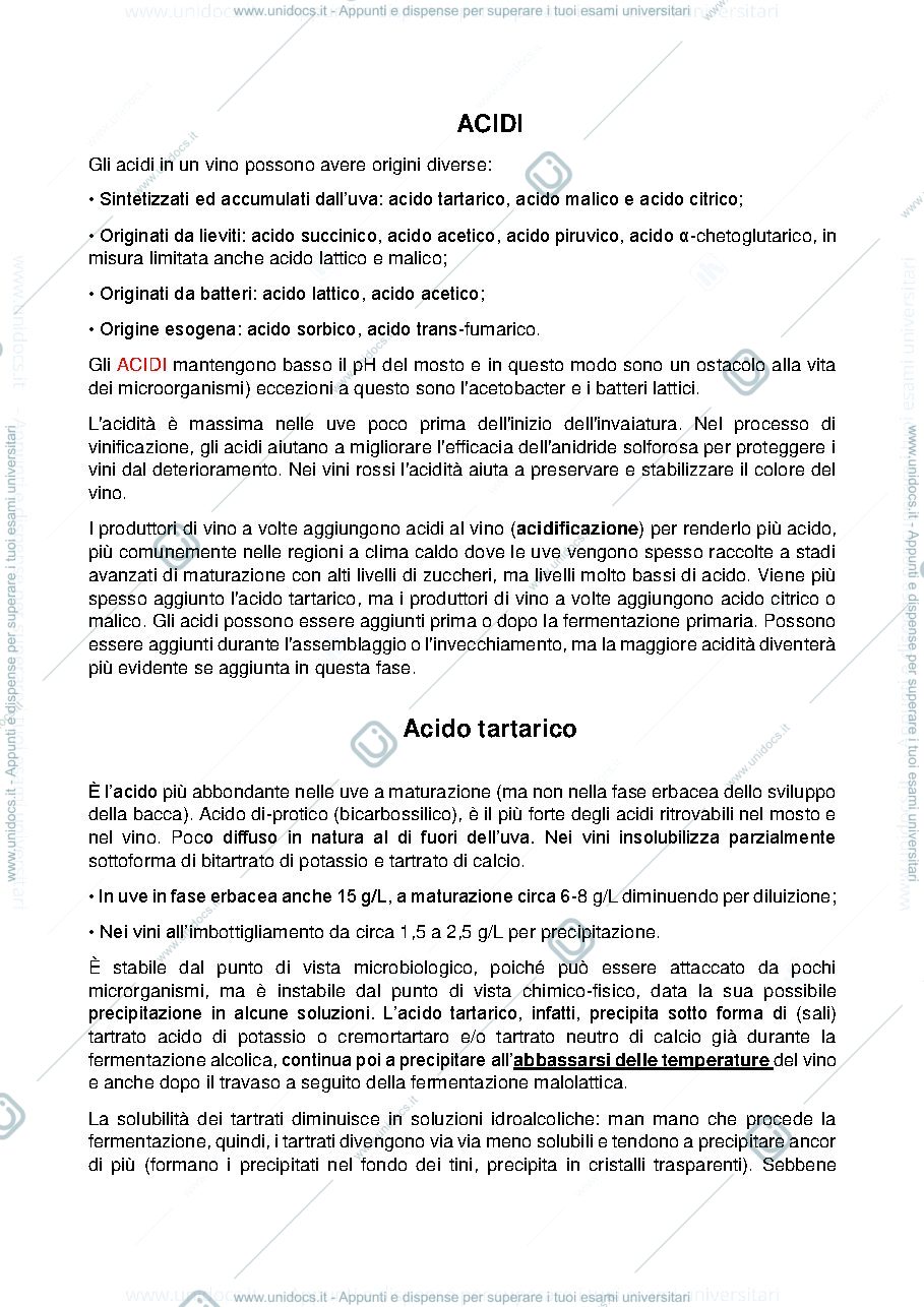 Anteprima pagina 1 — ACIDI DELL'UVA