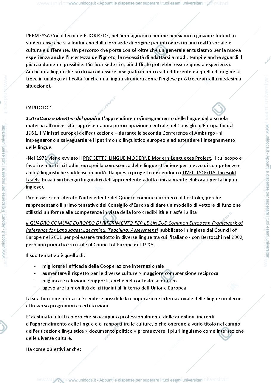 Anteprima pagina 1 — UNA LINGUA FUORISEDE