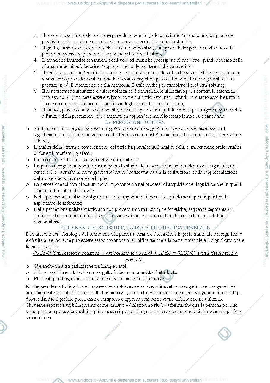 Anteprima pagina 4 — Processi cognitivi
