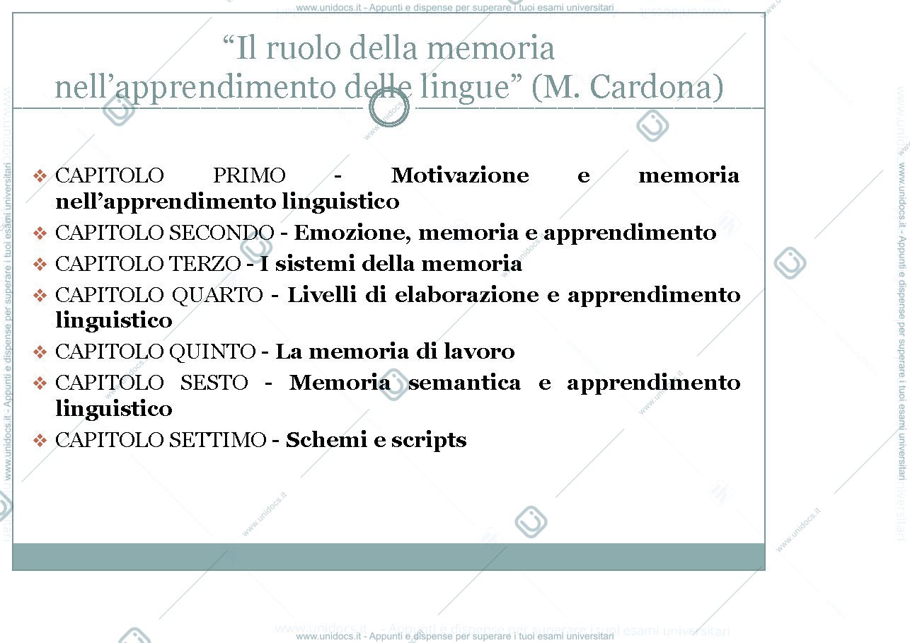 Anteprima pagina 2 — Processi cognitivi - De Iaco