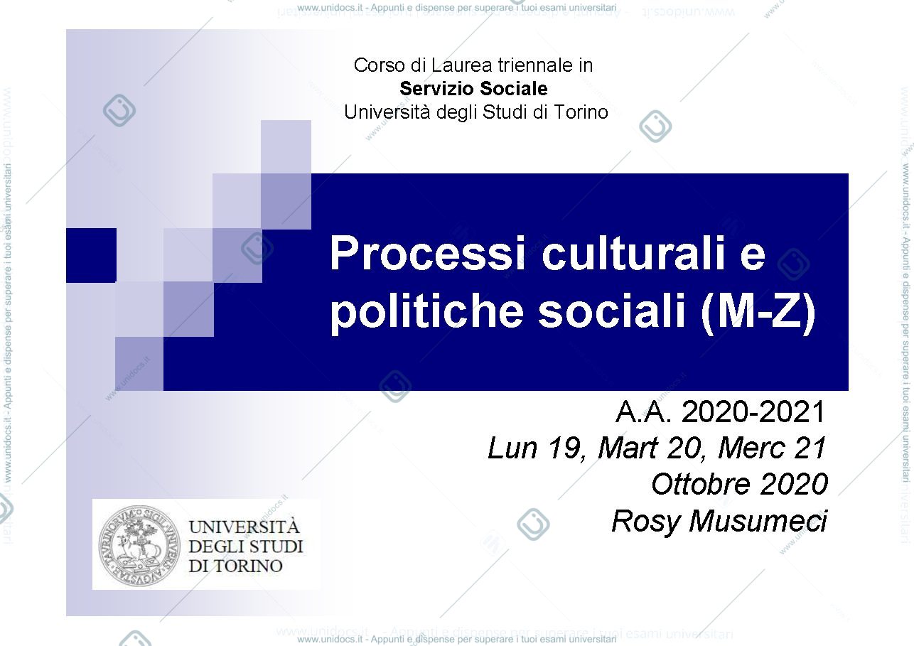 Anteprima pagina 1 — LA POLITICA DEL LAVORO
