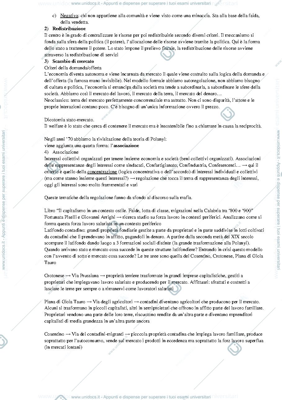 Anteprima pagina 2 — Appunti processi di regolazione e reti criminali 