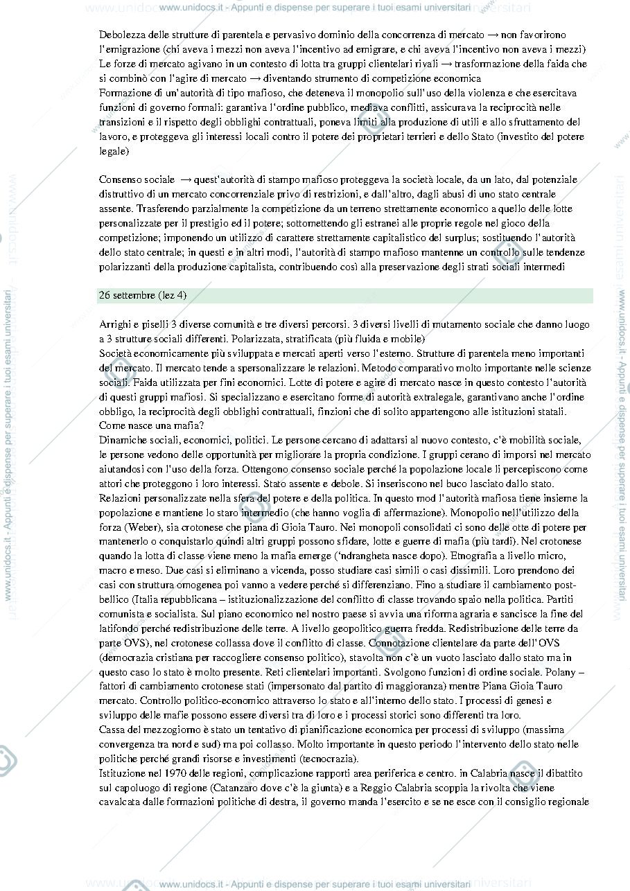 Anteprima pagina 4 — Appunti processi di regolazione e reti criminali 