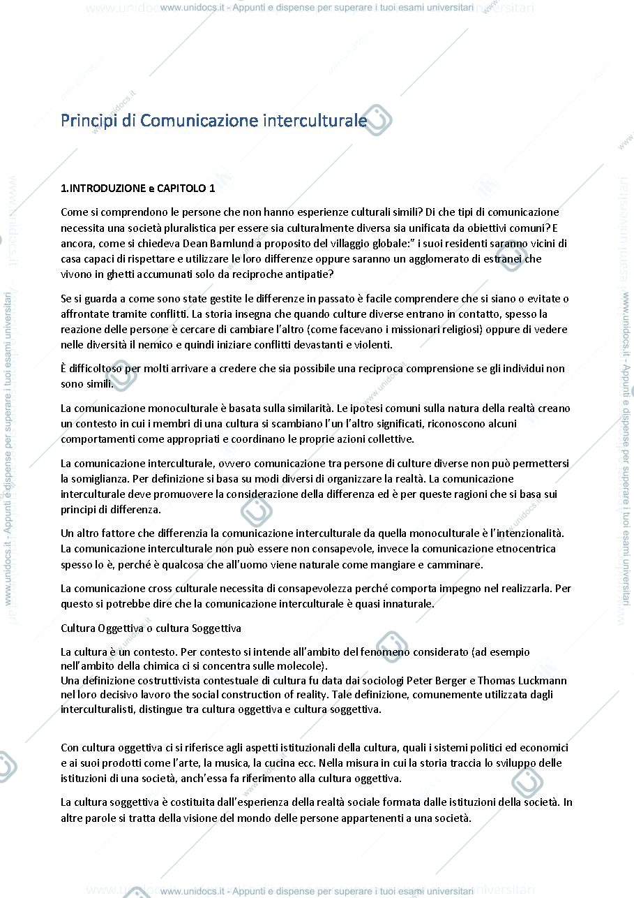 Anteprima pagina 1 — processi organizzativi interculturali 