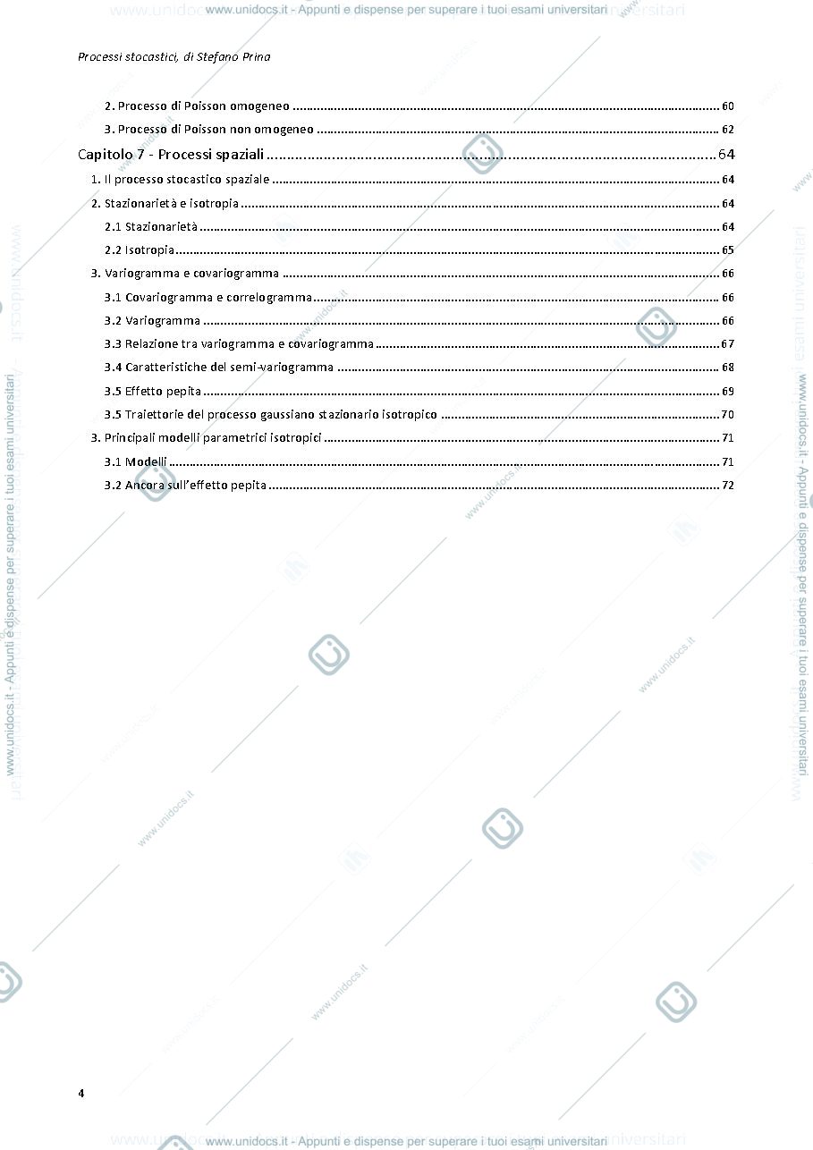 Anteprima pagina 4 — processi stocastici