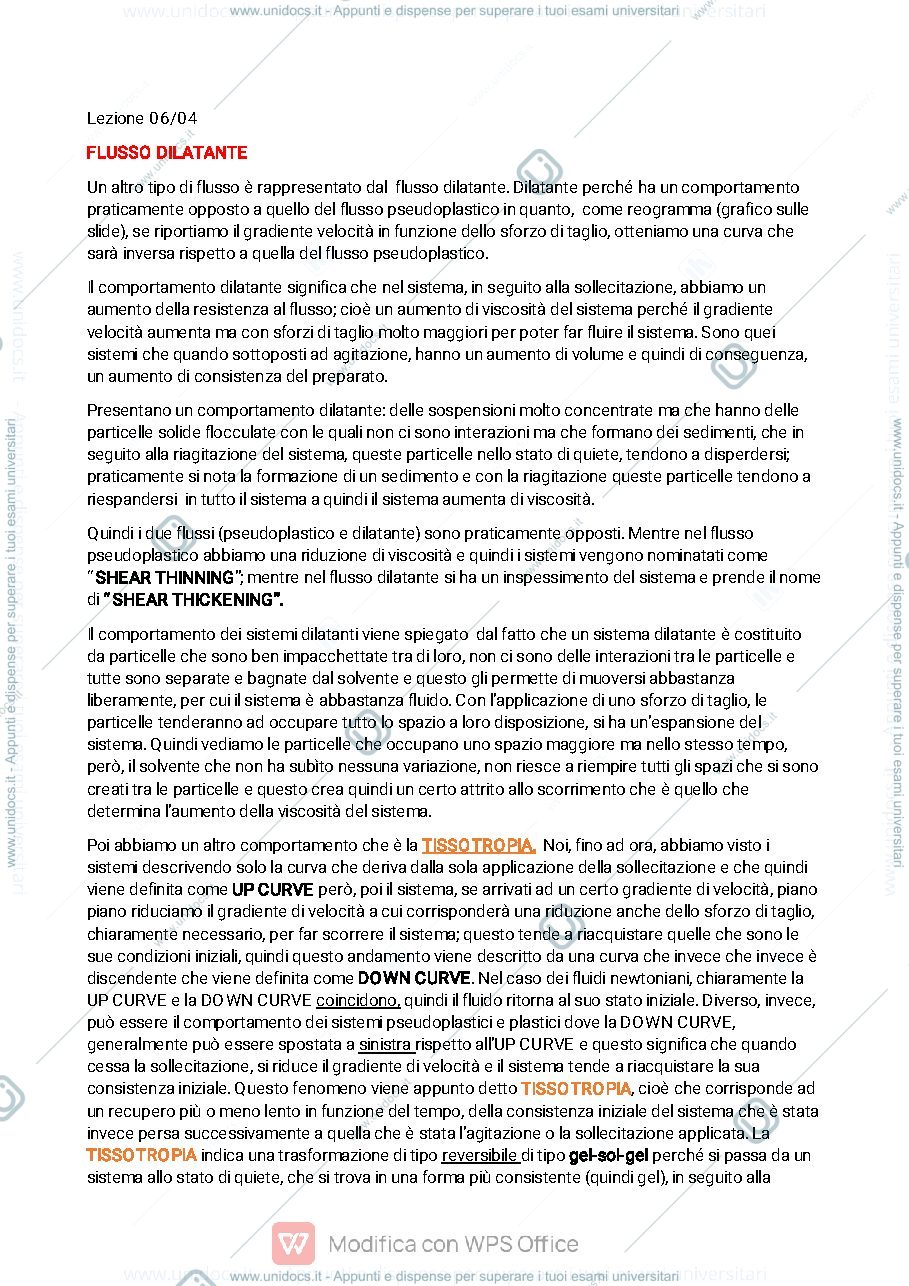 Anteprima pagina 1 — Reologia