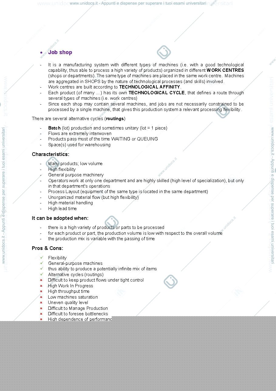 Anteprima pagina 4 — Production management notes Cigolini