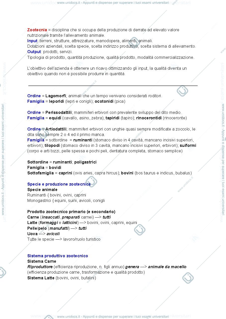 Anteprima pagina 1 — Produzione di materie prime di origine animale