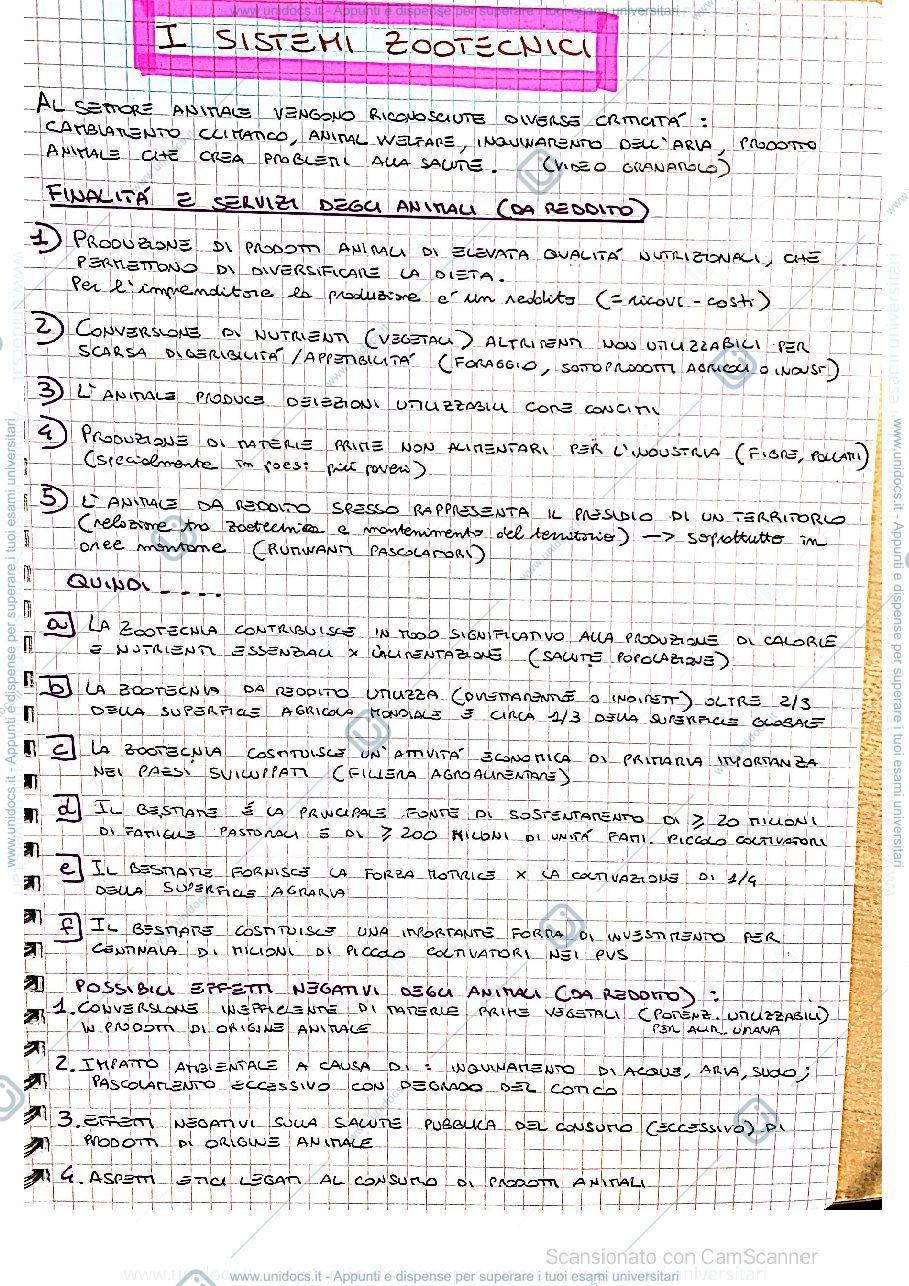 Anteprima pagina 1 — PRODUZIONI ANIMALI